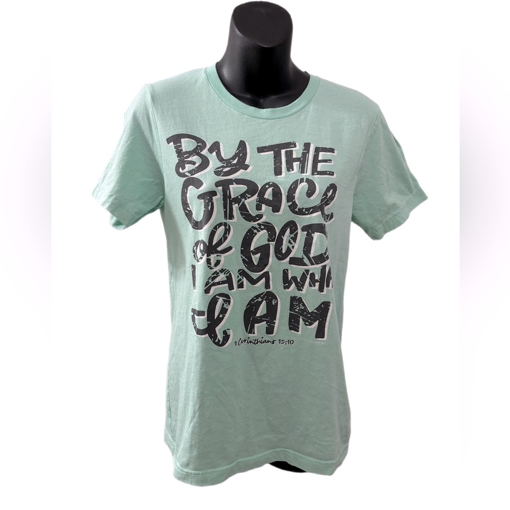 Grace of God Tee, mint green, Texas True